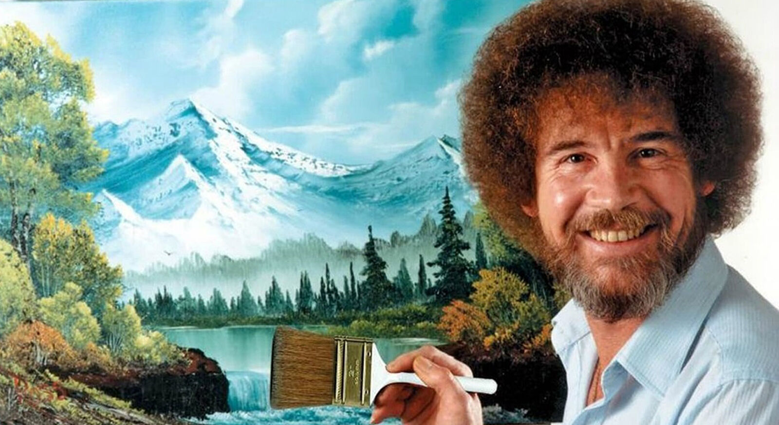 Happy painter